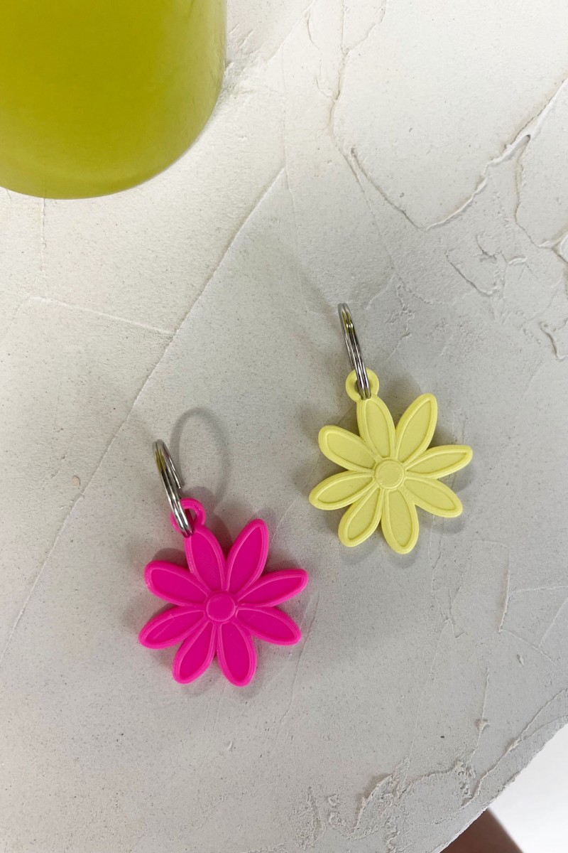 porte clef fleur