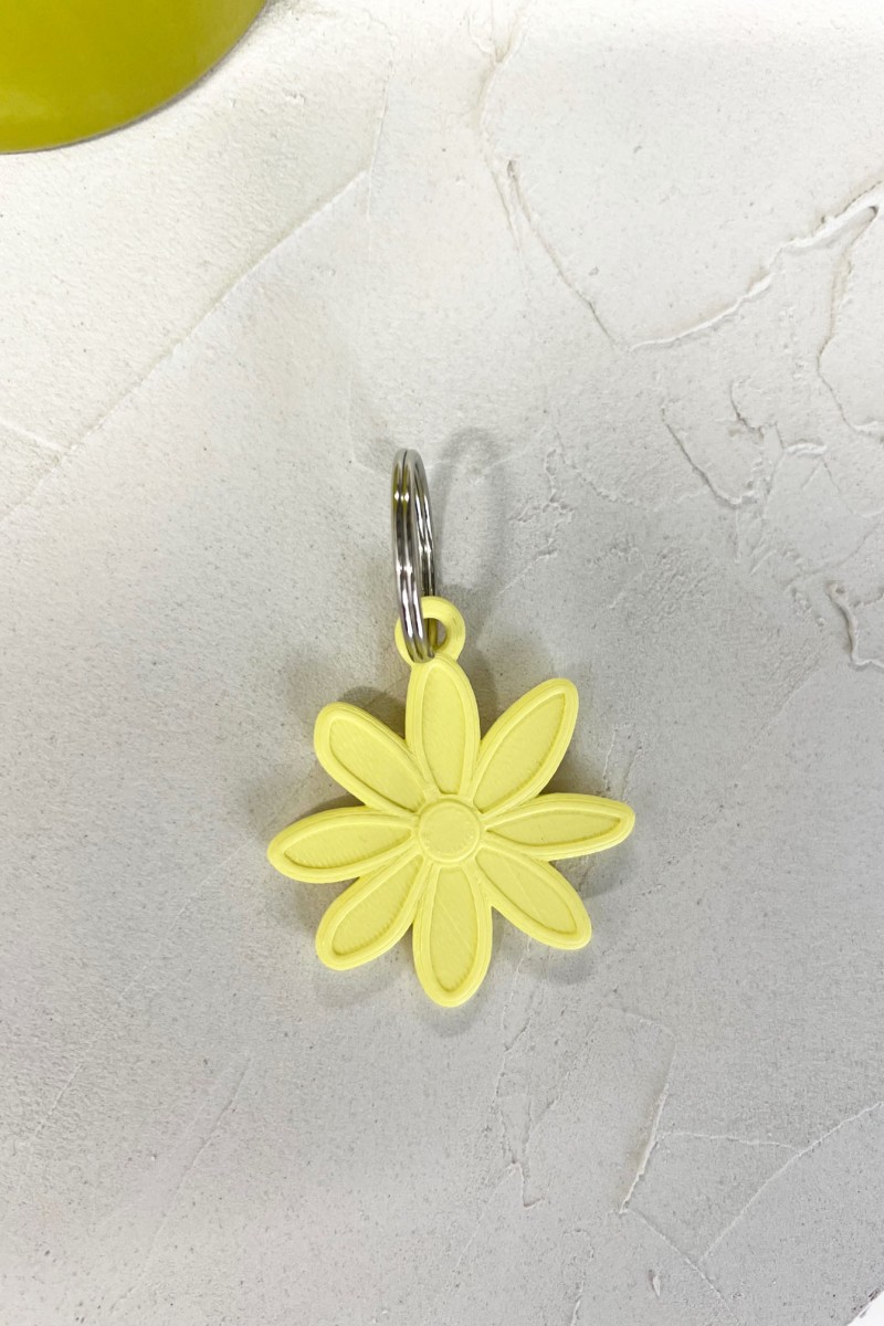 porte clef fleur