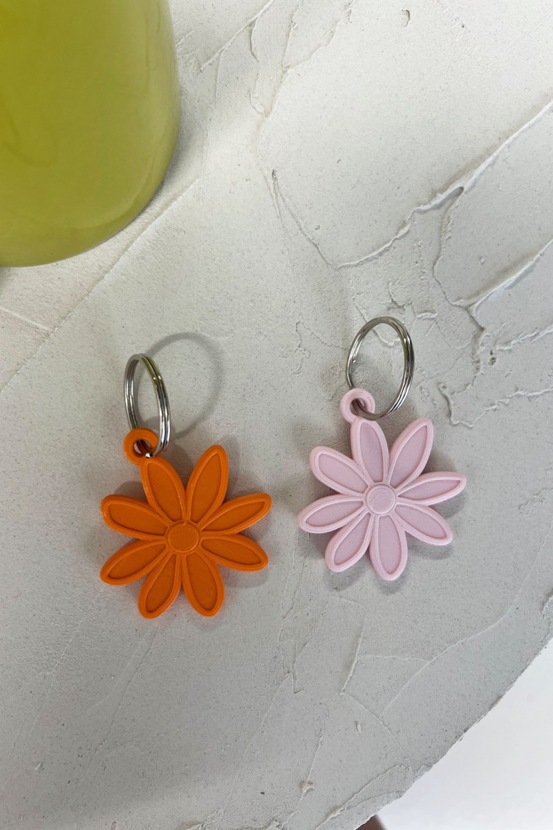 flower key chain