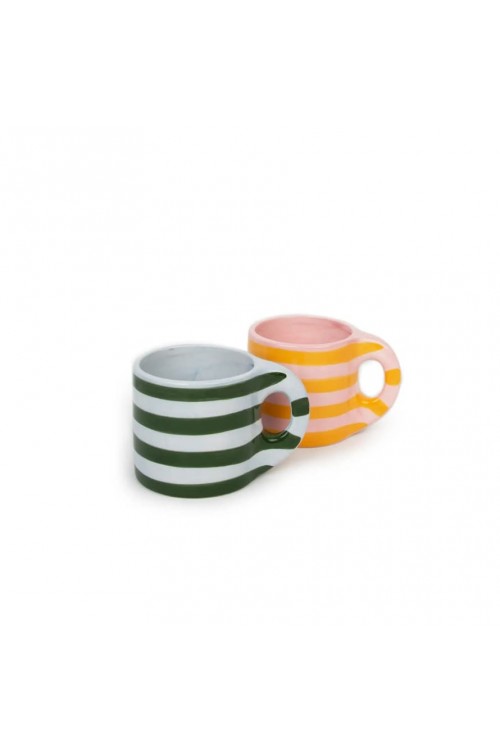 mug with stripes